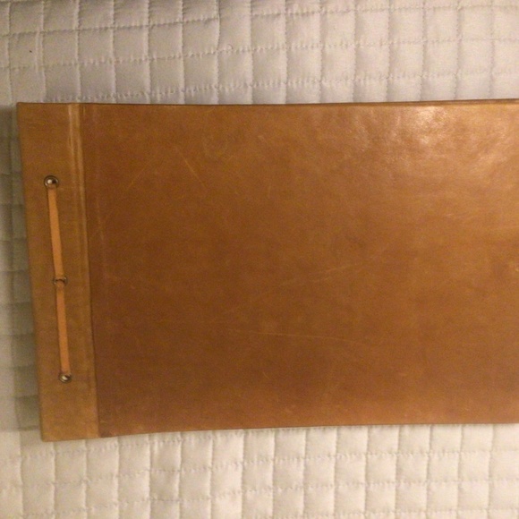 Leather Guest Sign-in Hardcover Book - Picture 3 of 4